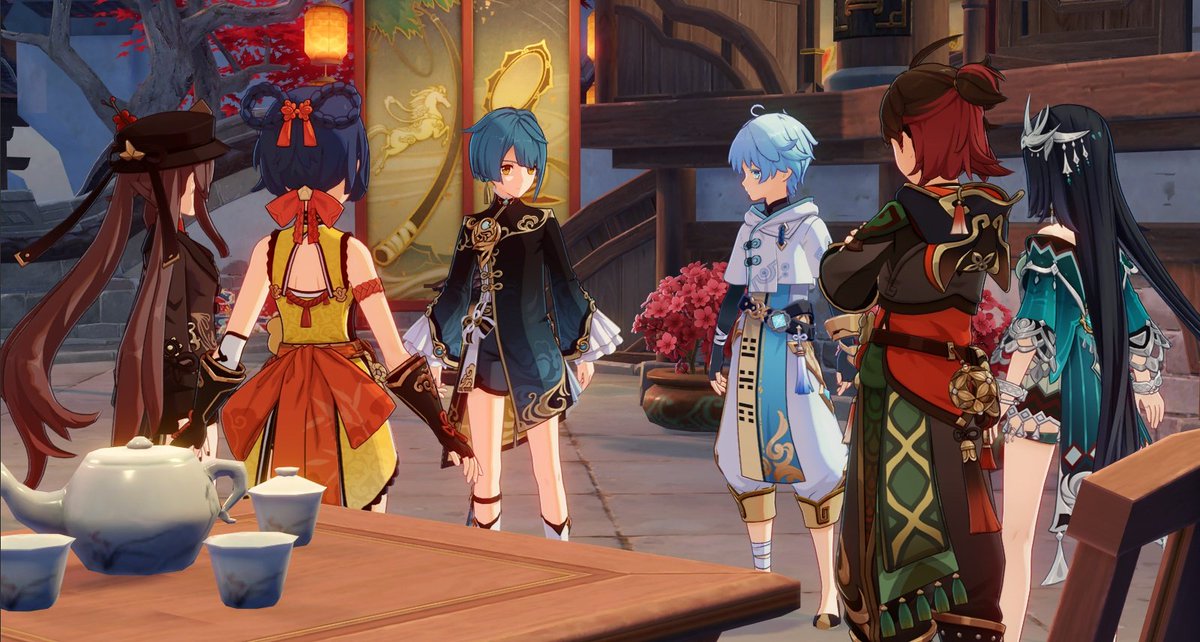 ori0n_nebula's tweet photo. Double date turned into triple date within two lantern rites.
#GenshinImpact #Xingqiu #HuTao #Chongyun #Xiangling #GamingGenshin #LanYan
#Xingtao #Chongling #GamLan #lanming #LionBird https://t.co/NpFYior4kz