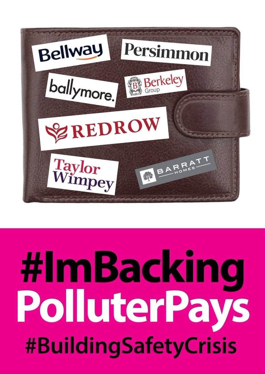 Why should the UKs builders including <a href="/TaylorWimpey/">Taylor Wimpey</a> with a 77% life endangering rate in blocks of flats not fully remediate your building?

Why are they allowed to pass the permanently high insurance risk onto you by leaving banned combustibles on your buildings?

We need a new