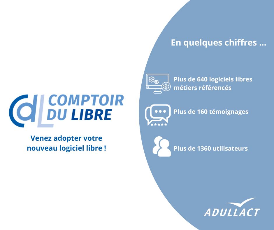 📢 [#LeComptoirduLibre] Explorez notre catalogue en ligne dédié à la découverte et à l'adoption de logiciels libres métiers.

À la recherche d’un logiciel libre métier ?
▶️ comptoir-du-libre.org/fr/

#CollTerr #LogicielLibre #OpenSource #CDL