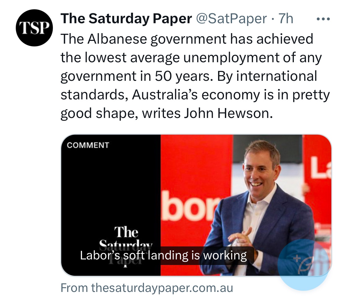 PaulRob11880584's tweet image. This media fail to tell Australians what a great job Labor is doing..
All because it doesn’t fit their own political agenda.
Call them out
@smh @dailytelegraph @australian @SkyNewsAust @theheraldsun @couriermail @9NewsAUS @7NewsAustralia @sunriseon7 @TheTodayShow @westaustralian