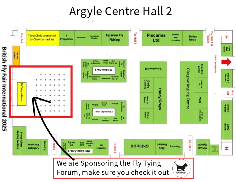 Scottie are sponsoring the Fly Tying in Focus Theatre at the BFFI, would be good to see it getting plenty of support.

Not long now, Saturday and Sunday 8th &amp; 9th February 2025

#flytying #scottieproducts #BFFI