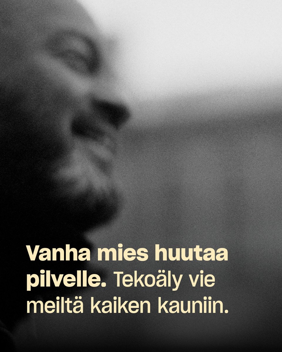 Mitä käy kauneudelle, kun tekoäly alkaa tehdä kuvituskuvat ja kirjankannet? Graafikko Ville Tietäväinen pohtii Oskari Onnisen haastattelussa, onko kauneus enää kenellekään tärkeää maailmassa, jossa halvin ja helpoin voittaa.

Tekoälyllä luotu visuaalinen sisältö vyöryy jo