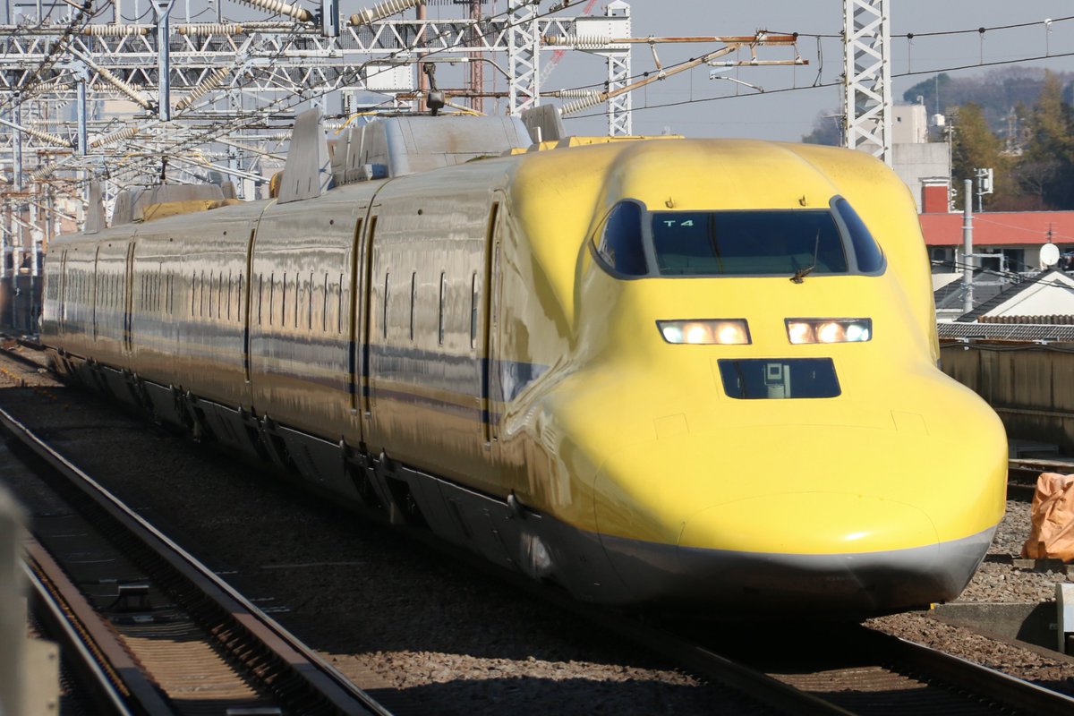 daisukitrain's tweet photo. 2025/01/28
923形 T4編成 ドクターイエロー のぞみ検測下り
@新横浜 https://t.co/AstNt6X39j