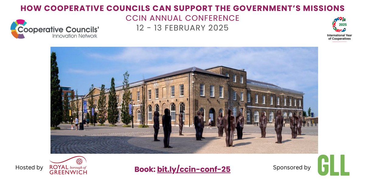 Cooperative Councilsā Innovation Network (@coopinnovation) on Twitter photo Our Annual Conference takes place at <a href="/woolwich_works/">Woolwich Works</a> next month, hosted by <a href="/Royal_Greenwich/">Royal Borough of Greenwich</a> & sponsored by <a href="/GLL_UK/">GLL</a>
Keynotes, plenaries, workshops & networking
+visits to <a href="/orncgreenwich/">Old Royal Naval College</a> & <a href="/CuttySark/">Cutty Sark Greenwich</a>
Join us ā¬ļøā¬ļø
bit.ly/ccin-conf-25 Our Annual Conference takes place at <a href="/woolwich_works/">Woolwich Works</a> next month, hosted by <a href="/Royal_Greenwich/">Royal Borough of Greenwich</a> & sponsored by <a href="/GLL_UK/">GLL</a>
Keynotes, plenaries, workshops & networking
+visits to <a href="/orncgreenwich/">Old Royal Naval College</a> & <a href="/CuttySark/">Cutty Sark Greenwich</a>
Join us ā¬ļøā¬ļø
bit.ly/ccin-conf-25