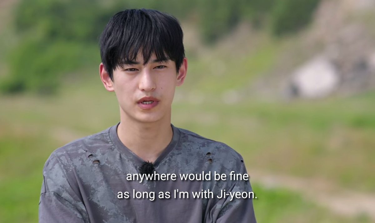 heowithsky13's tweet photo. "anywhere would be fine as long as i'm with jiyeon." THERE HE SAID IT

TAEHWAN THE MAN THAT YOU ARE

#SinglesInferno4 #SinglesInferno4Ep7 https://t.co/nLxV8nsfQP