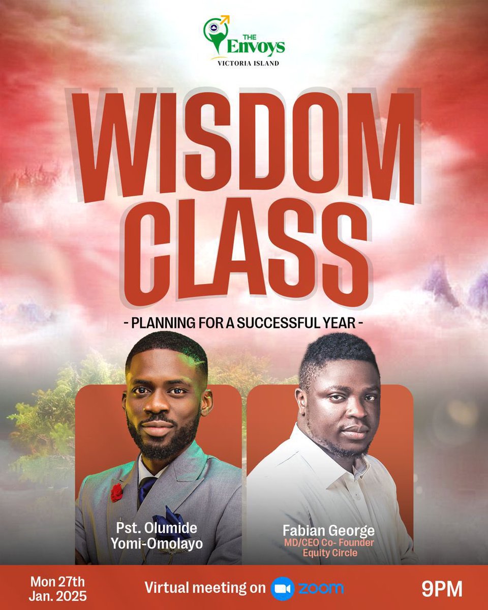 MRMIDEMOSES's tweet photo. Get ready for tonight’s Wisdom Class!
https://t.co/eJCL0pQnDQ
As insights on strategic planning and how to set yourself up for a successful year will be shared.
Don’t miss out! 9pm
let’s grow together!
#EnvoysVI #WisdomClass https://t.co/XCwgIrh2dt