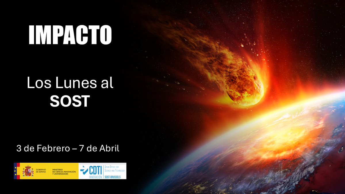 sost_cdti's tweet photo. 📣Nueva temporada de "Los Lunes al SOST" sobre #IMPACTO de @HorizonteEuropa ‼️

📆1ª sesión: Lunes 3 de febrero a las 12:00h
⏰Registro: Hasta el lunes a las 9h 
✍️🏻Impacto
👤Montserrat Badia Serrano y Marina Martínez
ℹ️https://t.co/rSXiQxS7QG
#SOSTdifunde #SOSTasesora https://t.co/31nWpn1Uv1