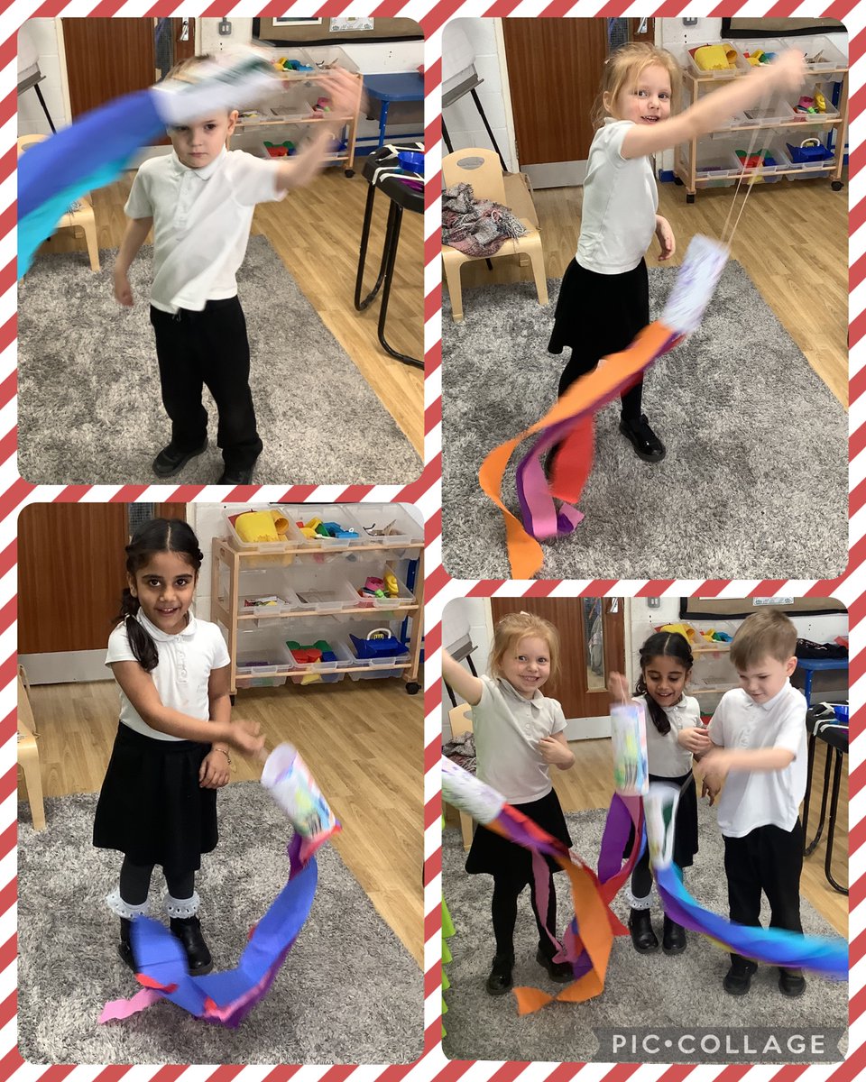In Otter class we have been learning about the weather and seasonal changes ☔️⛅️🌈 We had so much fun making wind socks as an extension activity during our  <a href="/DevelopExperts/">Developing Experts</a> lesson 💨