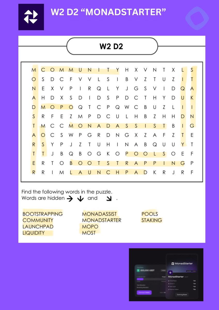 dndea_'s tweet image. #W2D2 Monadverse x Indo Channel Weekly IRL Challenge! I found all the words! @monad_starter @monadverse @mopo_xyz @ZKKZO00