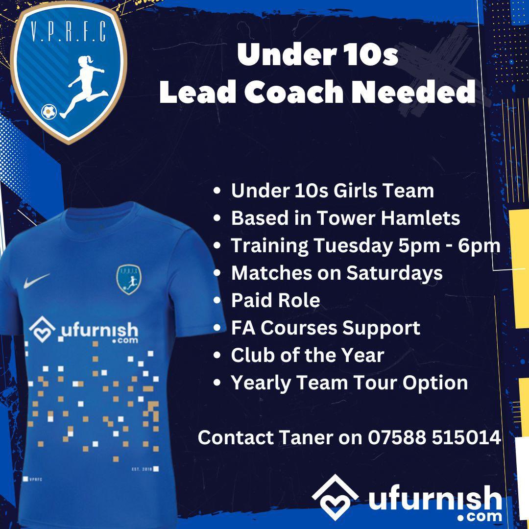 A great opportunity at our girls only football club <a href="/vickyparkrfc/">Vicky Park Rangers FC</a>