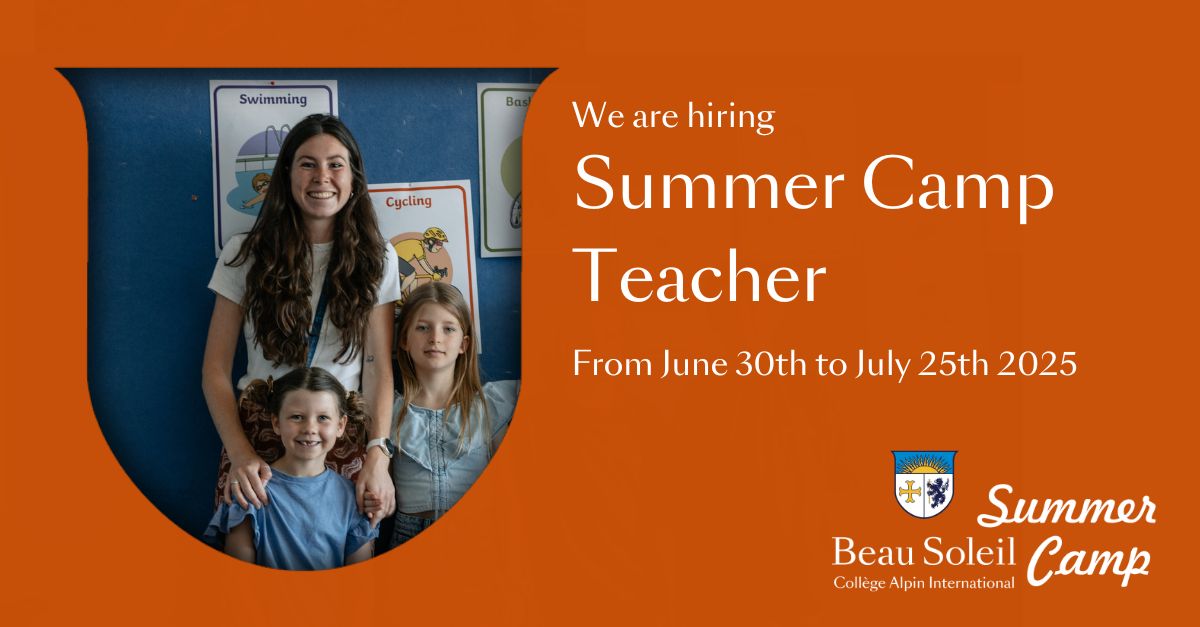 BeauSoleil_ch's tweet image. We're #hiring
As a summer camp teacher, you are passionate about languages with an ability to reach out and create relationships of mutual trust and respect.
Find out more information here 👉 beausoleil.ch/summer-camp-te…
#cabslife