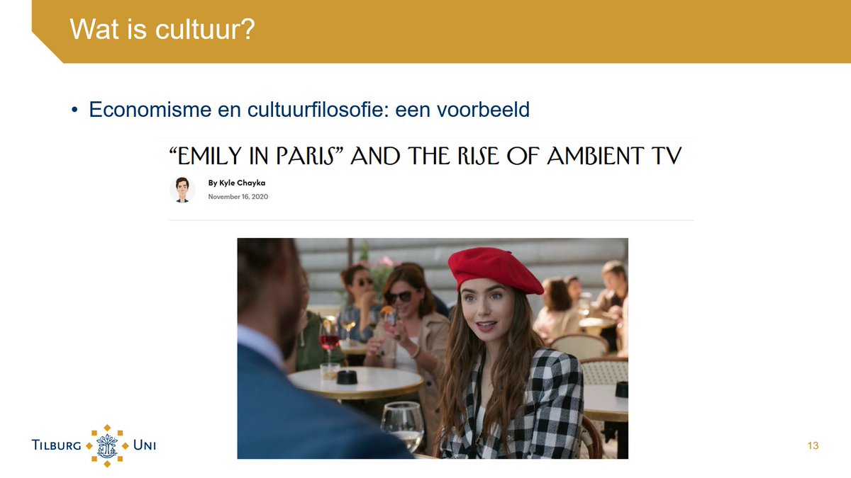 Tim Christiaens (@timchristiaens5) on Twitter photo After 4 years of teaching philosophy of culture, the time has come to discuss … Emily in Paris. After 4 years of teaching philosophy of culture, the time has come to discuss … Emily in Paris.