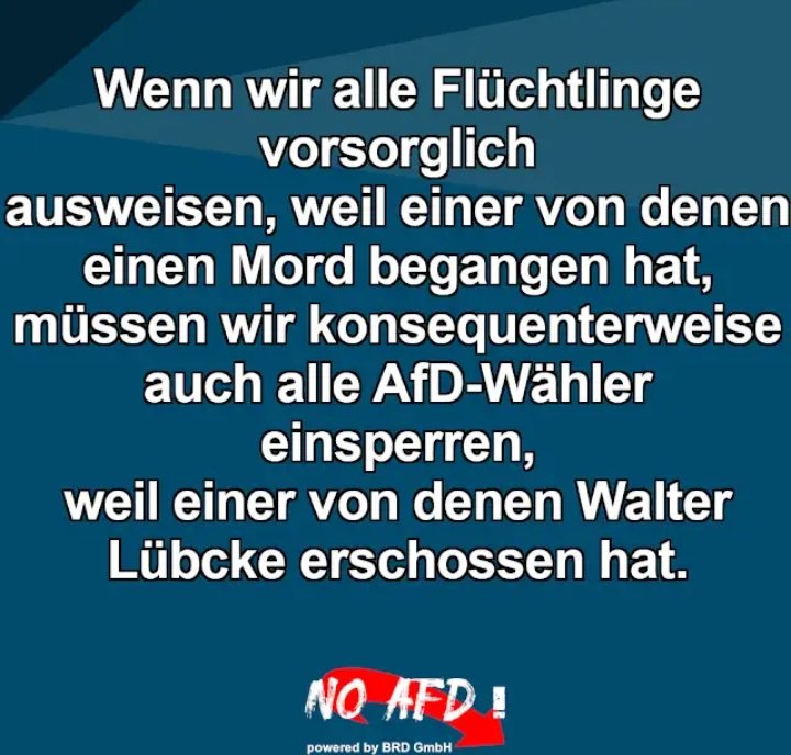 Anonymous00708's tweet image. AfD-Wähler sind nach der Logik der AfD potentielle Mörder! #fckafd #Auschwitz #Brandmauer