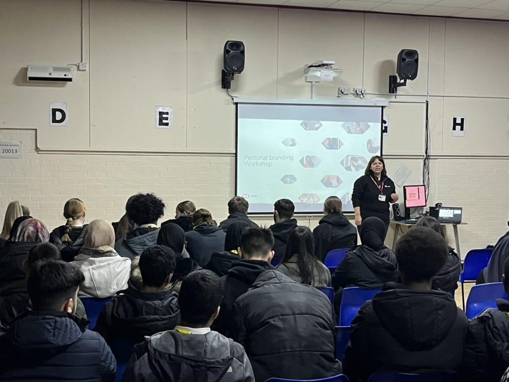 Enjoying a great enrichment day with HSBC and personal branding