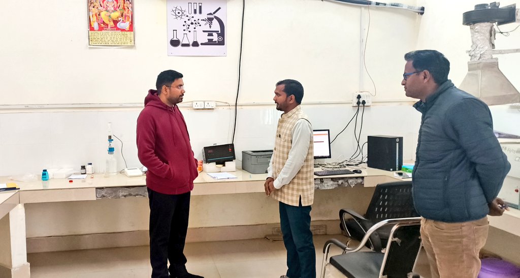 आज दिनांक 28 जनवरी 2025 को कार्यालय उप कृषि निदेशक अमेठी, कार्यालय जिला उद्यान अधिकारी अमेठी तथा जिला मृदा परीक्षण केंद्र अमेठी का निरीक्षण किया गया तथा संबंधित अधिकारियों को आवश्यक निर्देश दिए गए।