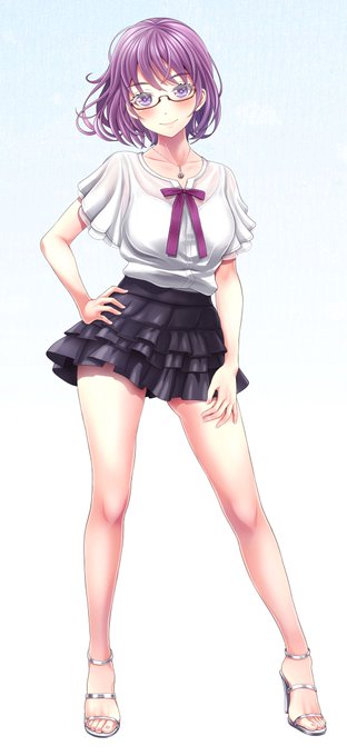 #無言で眼鏡娘をあげる見た人もやる 