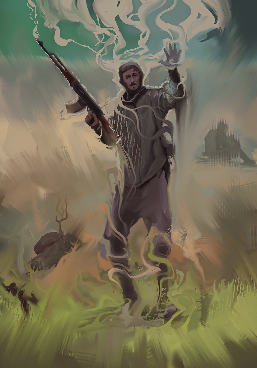🏷️Lost in the chaos 

Feel free to write your price here or in Discord, if you want me to mint this painting. In a week or so the author of the biggest bid will get 1/1 NFT.