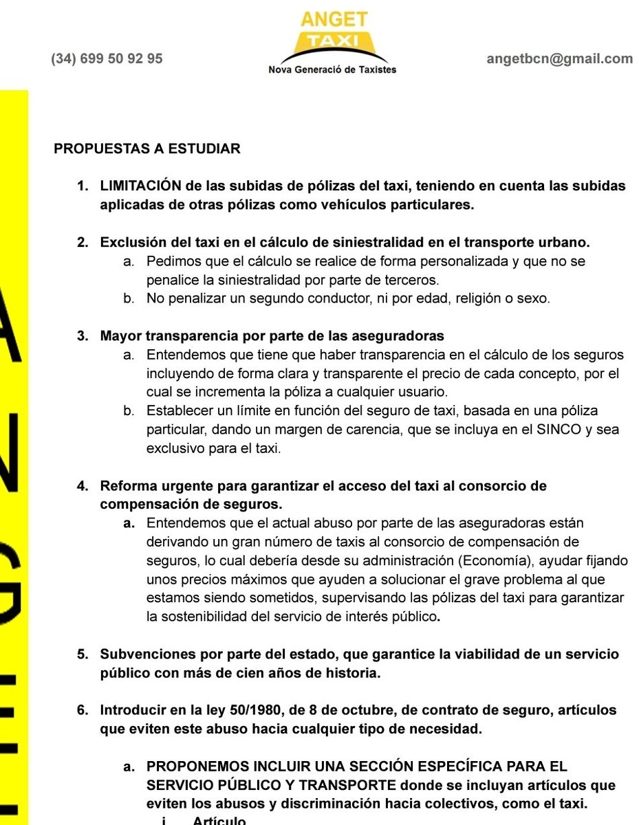 TaxiAnget's tweet photo. En la  @DeleGobCataluna por parte de Sr. @carlosprietogo han escuchado y recibido algunas propuestas por parte de #anget para paliar el tremendo abuso de las compañias aseguradoras contra el taxi.
Este problema afecta a la rentabilidad de nuestro negocio pero sobretodo al usuario https://t.co/Sy5hFaY07V