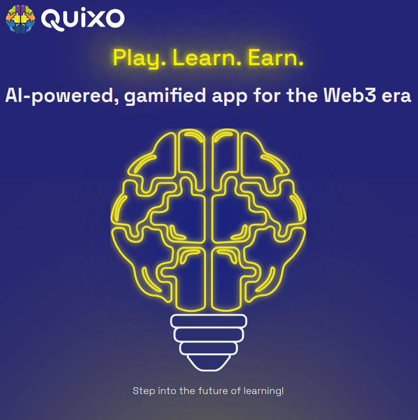 Imagine earning crypto just by playing quizzes! 🎮🚀
With Quixo, every quiz you take today = future in-game rewards! 🧠

Be among the FIRST to level up your earnings with QuixoEarnBot ✨
 Curious? Join the revolution now: t.me/quixogames 🔥

#LearnToEarn #Web3 #Crypto