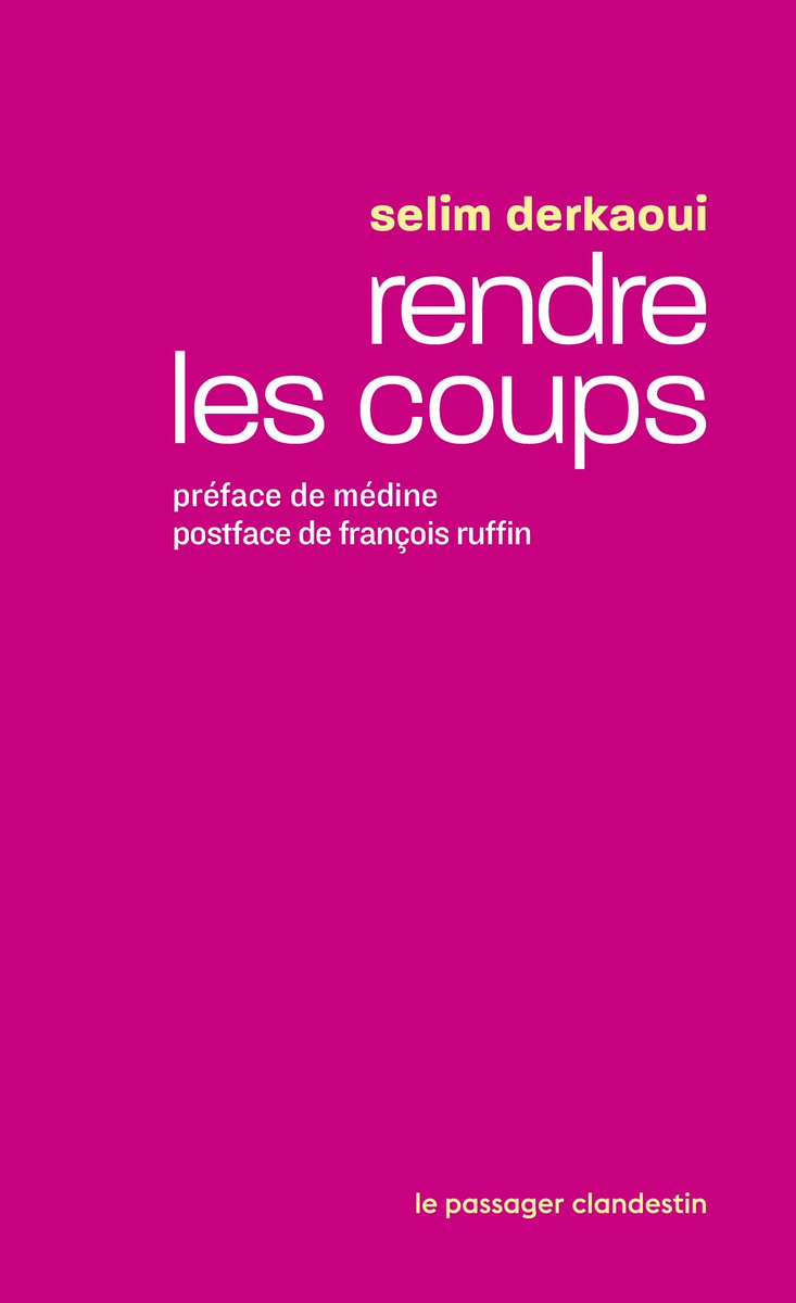 🎙️🥊  Alors que "Rendre les coups" de Selim Derkaoui sortira en poche le 21 février , on vous propose de relire l'entretien de <a href="/JulCamy/">Julien Camy</a> avec l'auteur ! 
👉        ecrirelesport.wixsite.com/ecrire-le-spor…