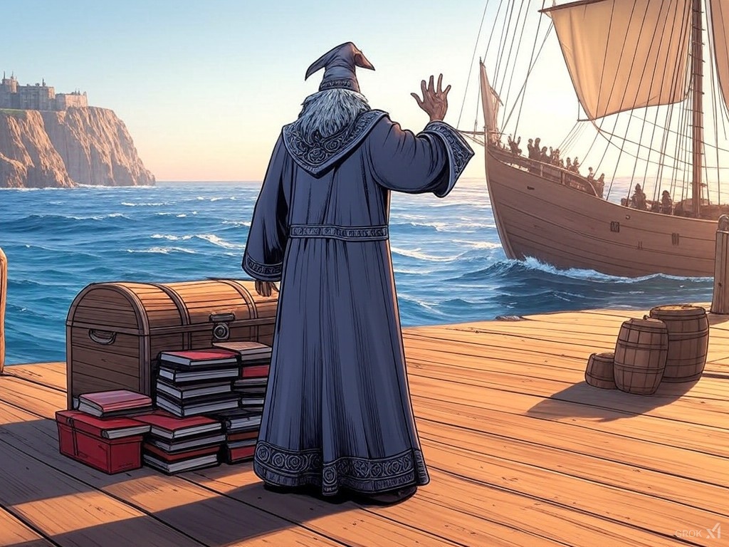 After sailin' the seven seas an' amassin' a treasure trove o' knowledge, I am back to the <a href="/SymbolSyndicate/">The Symbol Syndicate</a> !

Ahoy mates! Permission to come aboard?