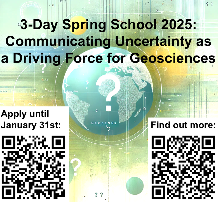ParsQuake Project (@pars_quake) on Twitter photo Training opportunity supported by <a href="/EuroGeosciences/">European Geosciences Union</a> for ECRs in #geosciences:
🗓 Dates: March 17-19, 2025
📍 Location: University of Tübingen, Germany
📌 Application Deadline: January 31, 2025
👉 Apply here: de.surveymonkey.com/r/communicatin…
📚 More info: uncertainty.solmazmohadjer.com/teaching.html Training opportunity supported by <a href="/EuroGeosciences/">European Geosciences Union</a> for ECRs in #geosciences:
🗓 Dates: March 17-19, 2025
📍 Location: University of Tübingen, Germany
📌 Application Deadline: January 31, 2025
👉 Apply here: de.surveymonkey.com/r/communicatin…
📚 More info: uncertainty.solmazmohadjer.com/teaching.html