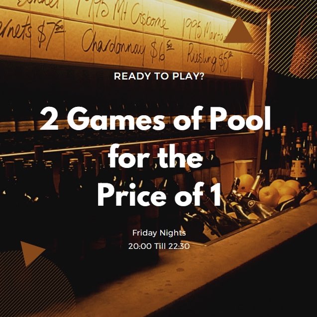 1MBeers's tweet photo. Our brand new offer!! Play 2 games of pool for just the price of 1. Come down and try it out. #pool #socialclub https://t.co/BM6GF4IM7g