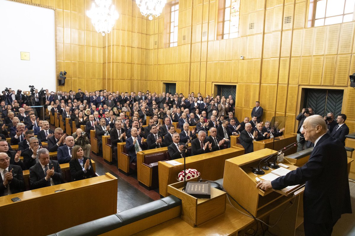 MhpTbmmGrubu's tweet photo. Genel Başkanımız Sayın Devlet BAHÇELİ @dbdevletbahceli TBMM Grup toplantımızı gerçekleştirdi. 
28.01.2025 https://t.co/B9x2FuRS2f
