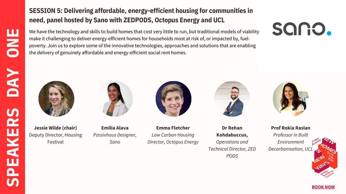 Housing Festival (@housing_fest) on Twitter photo 🎤 The #NHNWSummit at the
<a href="/BuildingCentre/">Building Centre</a> is just two weeks away!
Session 5: Delivering affordable, energy-efficient housing for communities in need with Sano, <a href="/OctopusEnergy/">Octopus Energy</a> <a href="/ZEDpods/">@zedpods</a> and <a href="/ucl/">UCL</a>
Book now: housingfestival.org.uk/summit 🎤 The #NHNWSummit at the
<a href="/BuildingCentre/">Building Centre</a> is just two weeks away!
Session 5: Delivering affordable, energy-efficient housing for communities in need with Sano, <a href="/OctopusEnergy/">Octopus Energy</a> <a href="/ZEDpods/">@zedpods</a> and <a href="/ucl/">UCL</a>
Book now: housingfestival.org.uk/summit