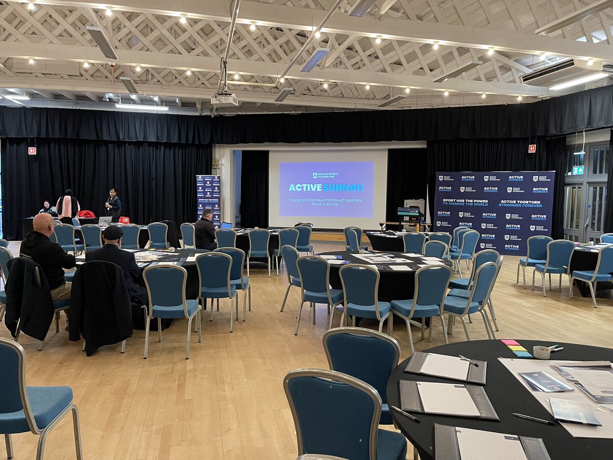 We are all set for an exciting day at Lilleshall with over 100 delegates from <a href="/Sport_England/">Sport England</a> System Partners across the country registered to attend our #ActiveSunnah roadshow today!