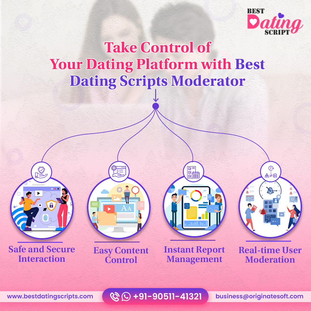 datingscripts's tweet photo. 🔒 Take Full Control of Your Dating Platform with #BestDatingScripts Moderator!

Ensure Safe and Secure Interaction, Easy Content Control, Instant Report Management, and Real-time User Moderation to provide a seamless experience for your users.

🌐 https://t.co/QdzNqSekH8 https://t.co/LAwxgiD6Rm