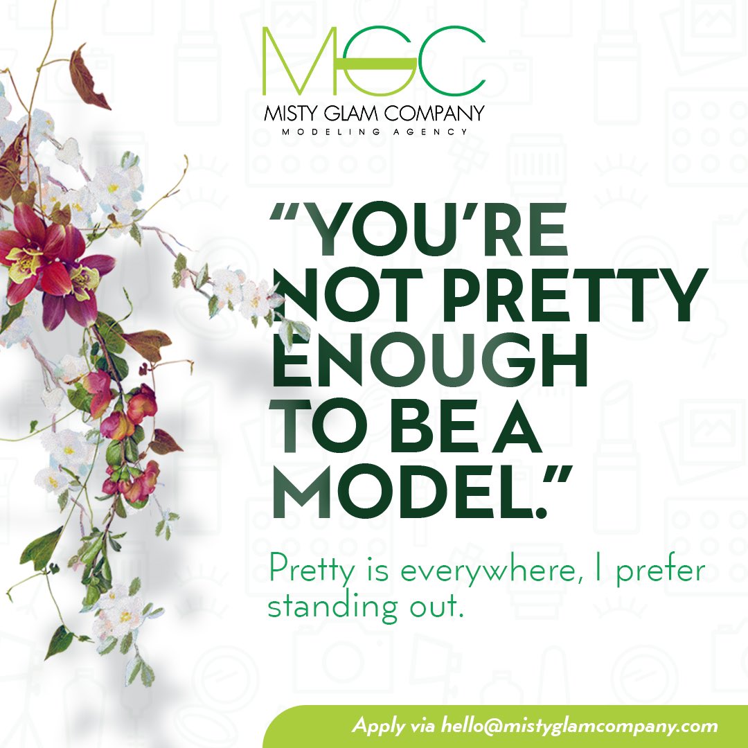 mistyglamcorp's tweet image. What even does PRETTY mean? 
STANDING OUT is a superpower. 💪💚

#MistyGlamCompany #ModelingWithPurpose #UnconventionalBeauty