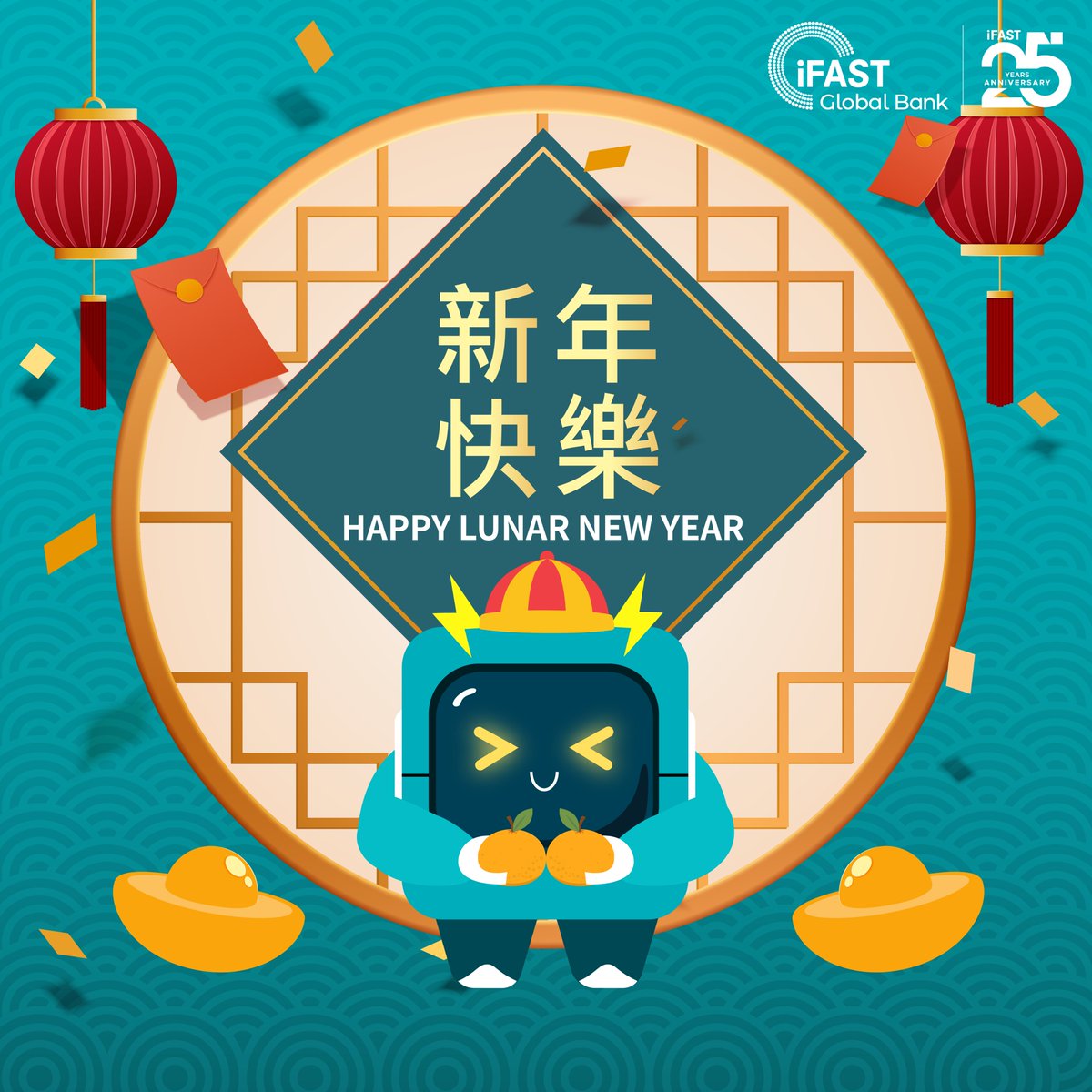 IFASTGB's tweet image. 🎉 Happy Lunar New Year! Kung Hei Fat Choy🧧
Wishing all our customers health, prosperity, and joy as we welcome the Year of the Snake!

#iFASTGlobalBank #BankingWithoutBoundaries #HappyLunarNewYear