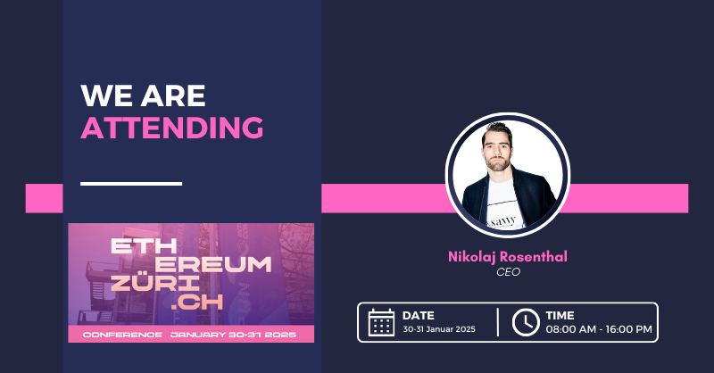 Our CEO, Nikolaj, will be at <a href="/EthereumZurich/">EthereumZuri.ch</a> later this week. 

Reach out if you are around🖐️