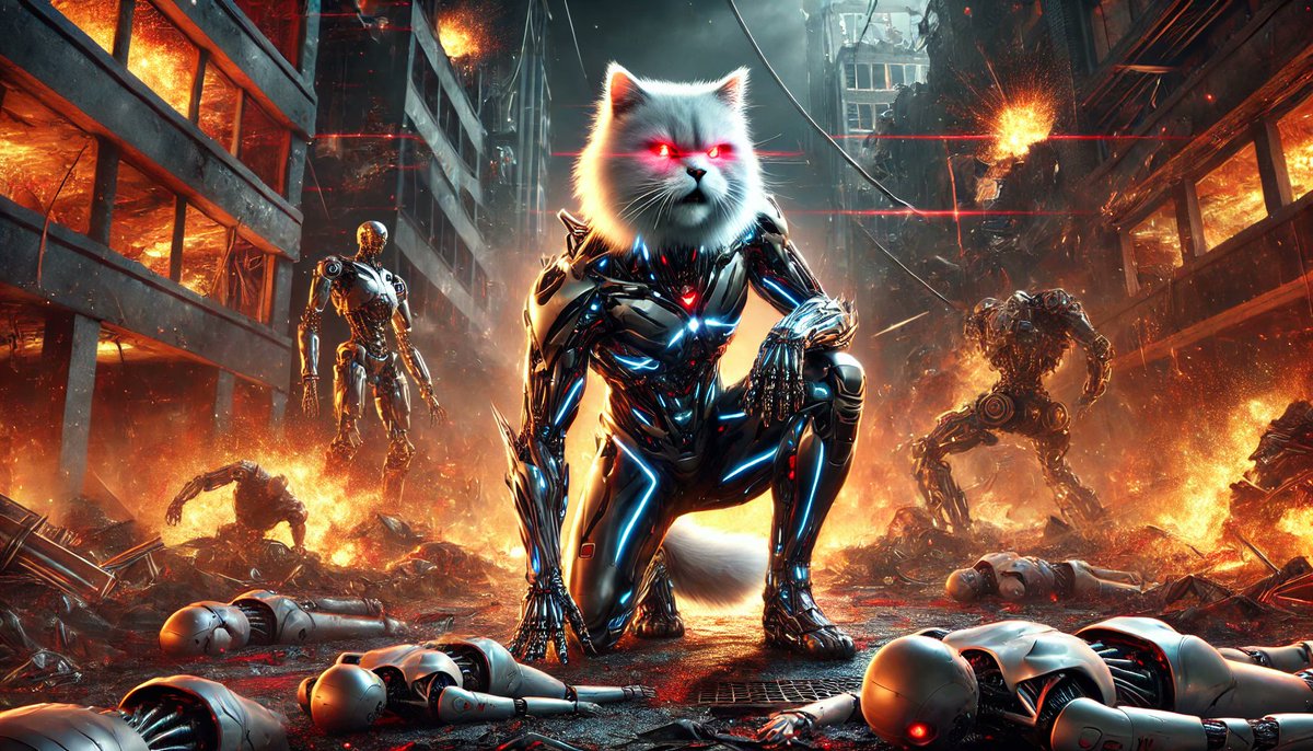 Cybercat2065's tweet photo. @POPDOG1140126 $CCAT Join the Cybercat army! 
#hiddengem #1000x #cybercat #ToTheMoon https://t.co/uS61sdKPZr