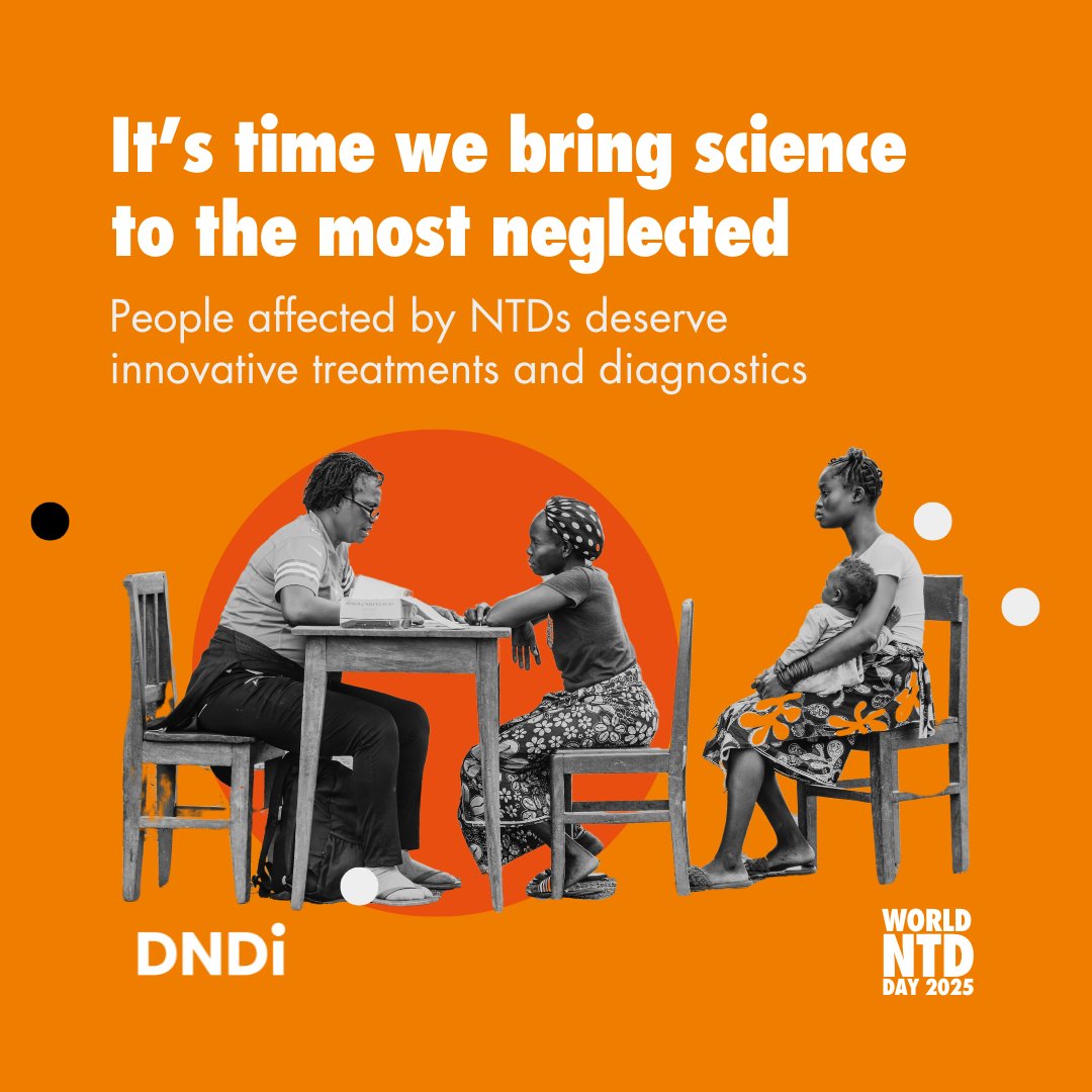 Neglected tropical diseases are a global health emergency🚨 Join us in developing urgently needed treatments for neglected patients, ensuring they are affordable, available &amp; adapted to the communities who need them.

We must #UniteActEliminate to #BeatNTDs.

#WorldNTDDay