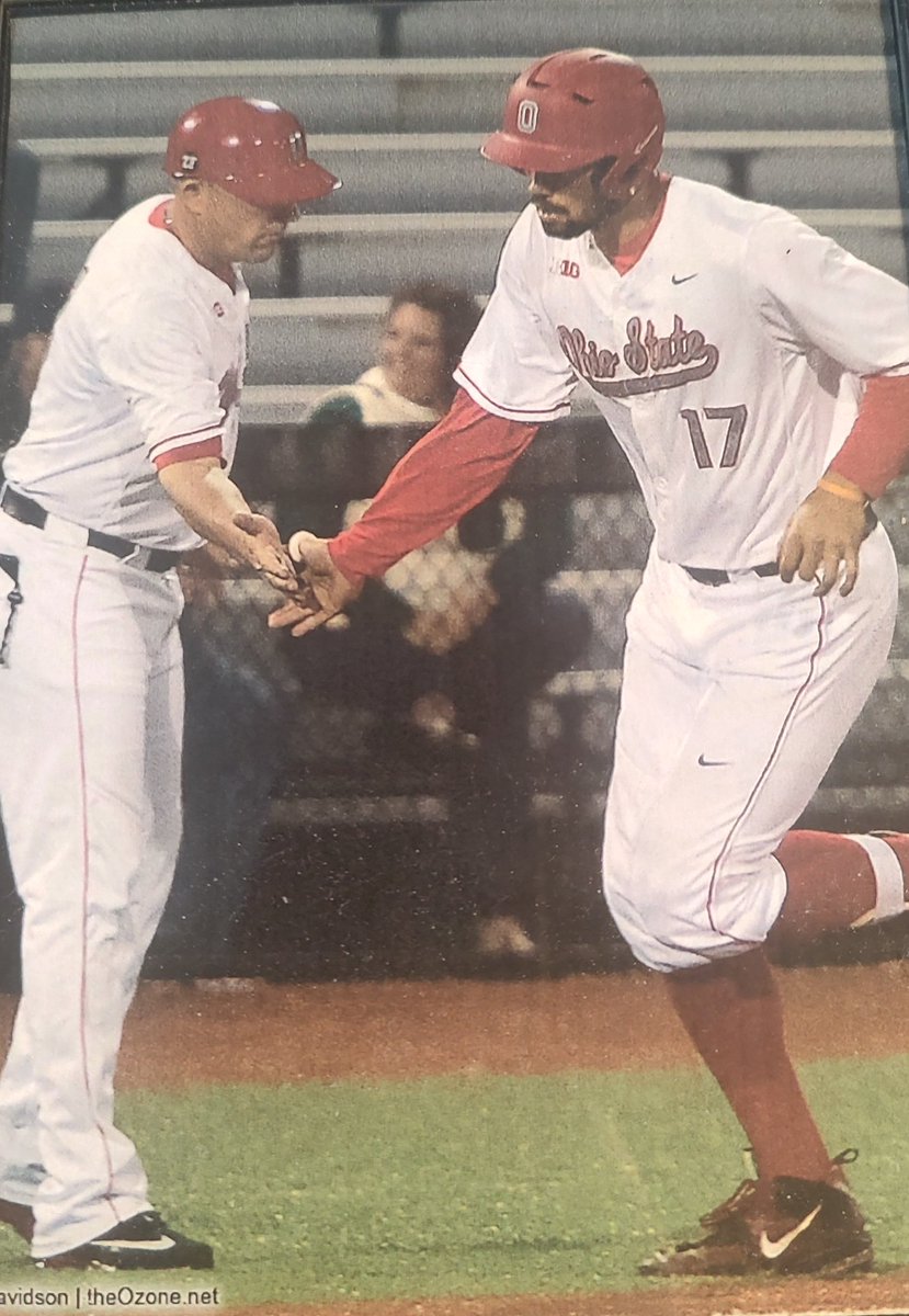 Buckeyedrew33's tweet photo. 17 days until @OhioStateBASE starts the season. Jacob Bosiokovic hit 16 bombs with 94 RBI during his time in Columbus. He was drafted  in '16 by Colorado and converted to a pitcher in '19. He's currently with the Twins organization. Go Bucks ⚾ 
#OhioStateBaseball https://t.co/3wIasOztYX