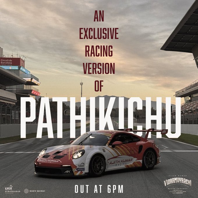 Mad Max level 😍😍 can't wait to see #Pathikichu it's not a fan made dude coming from official channel,stay tuned. #VidaaMuyarchi #AjithKumar <a href="/Akracingoffl/">Ajithkumar Racing</a>