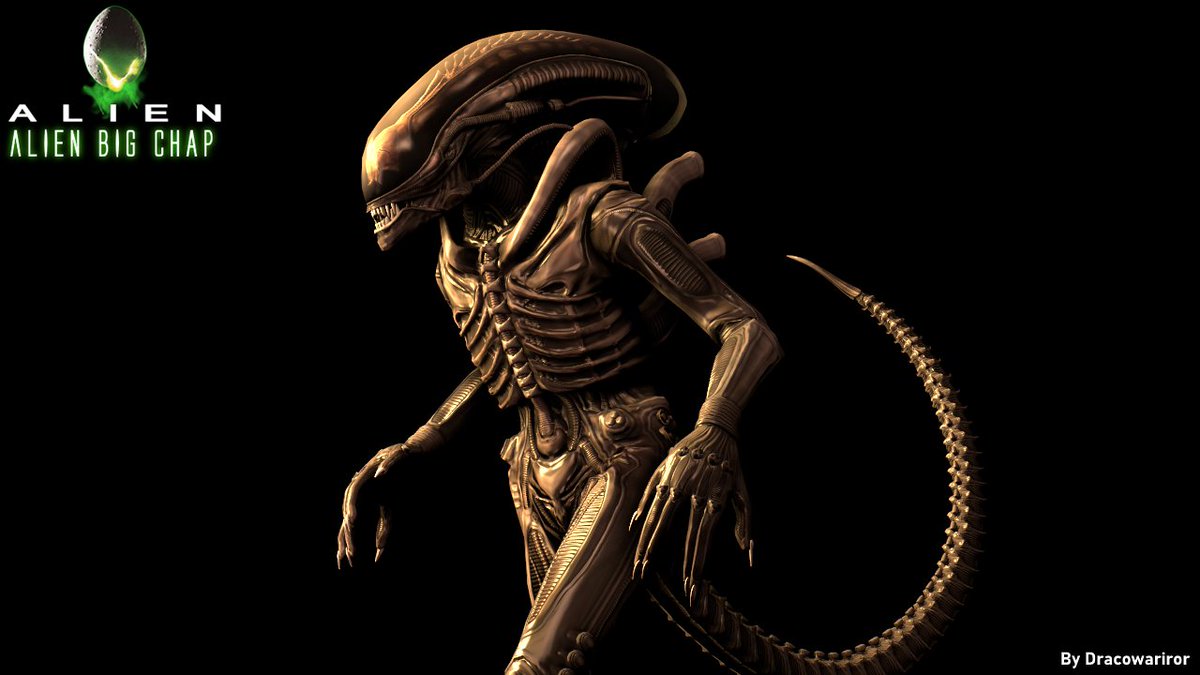 DracoW_24Z's tweet image. Alien 1979 - Alien Big Chap 3D model recreation - Commission made for @nrnnfjf_DA 
 #alien #xenomorph #HRGiger #3dmodel #sfm