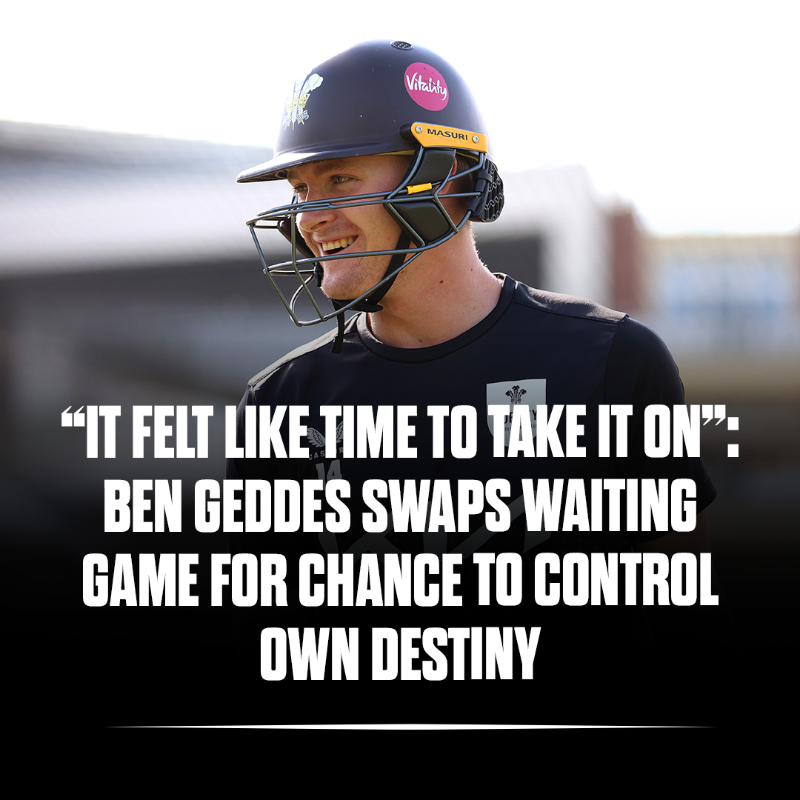 TheCricketerMag's tweet photo. Geddes scored hundreds in two of his first five first-class matches but has only played three more in the two years since, so the Surrey prodigy has joined Middlesex in search of regular opportunities | @NickFriend1