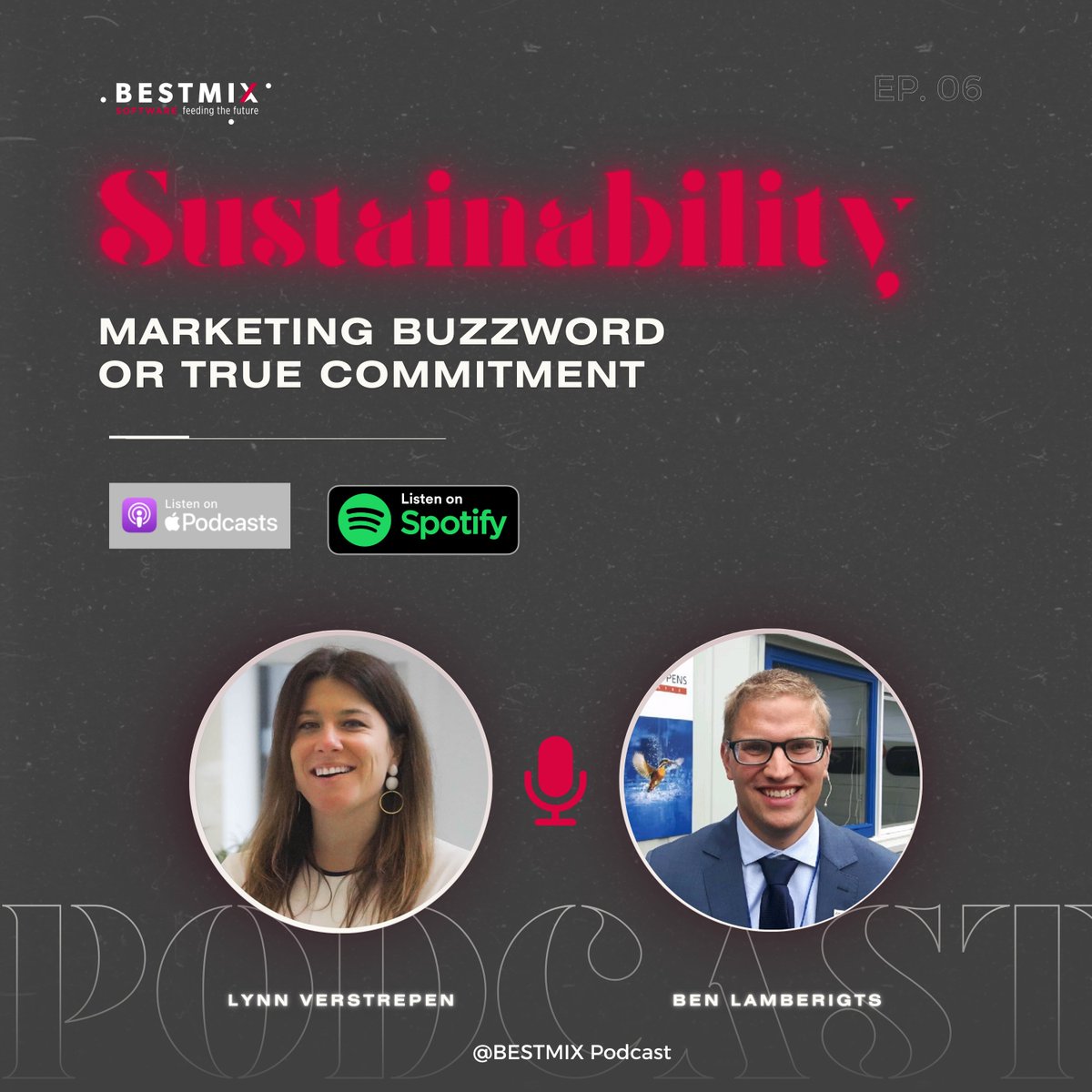 Is Sustainability just a Buzzword? In our latest podcast episode, Lynn dives deep with an expert from Alltech to uncover the truth behind sustainability in the feed and aquafeed industry: hubs.la/Q034grq50

#BESTMIXSoftware #Sustainability #Feed #Aquafeed #Podcast