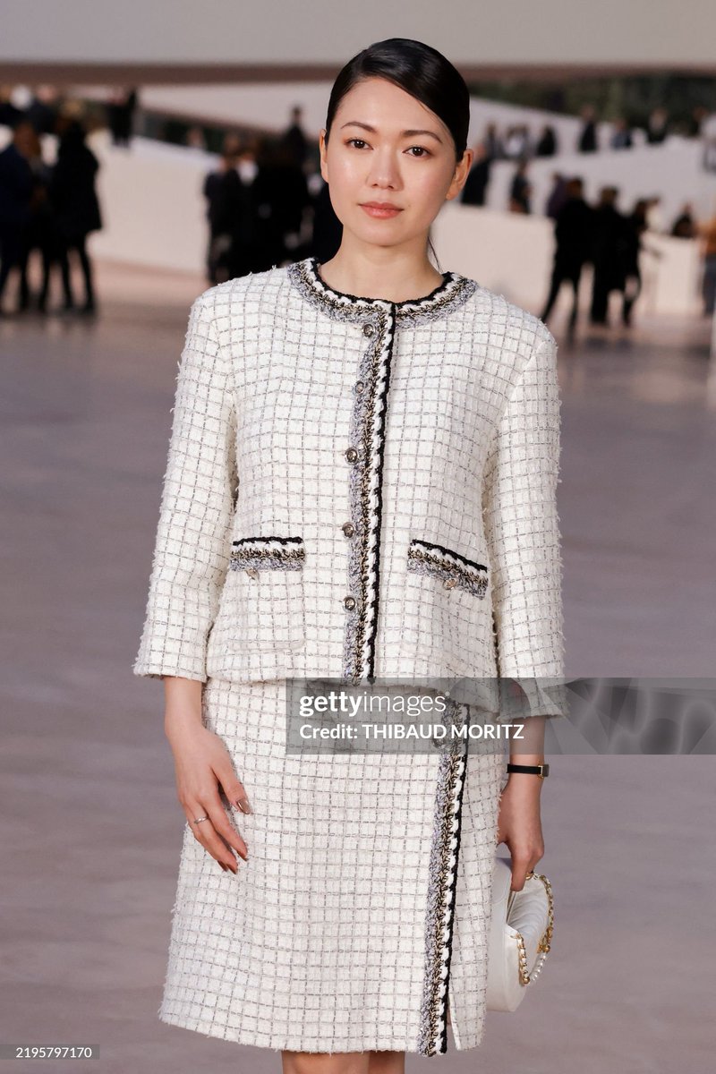 bestoffumi's tweet photo. nikaido fumi at chanel haute couture spring-summer 2025 in paris today (1/28) https://t.co/Xq8LWotlaM