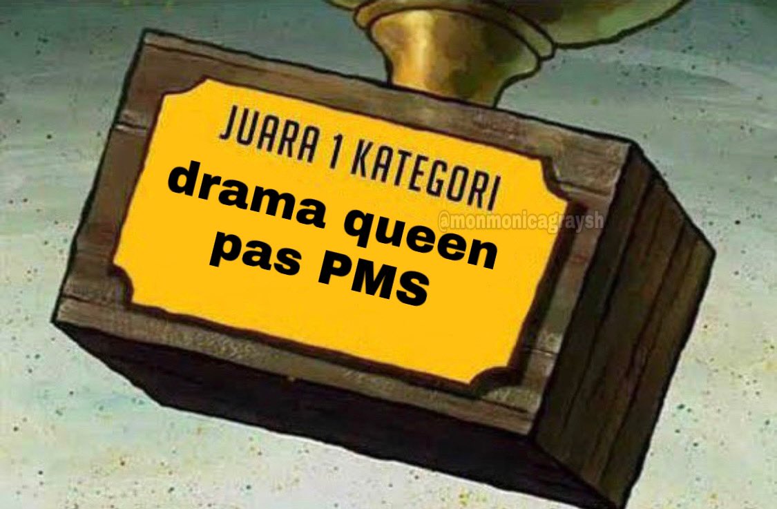 monmonicagraysh's tweet photo. ga tau pokoknya sedrama queen itu kalo pms https://t.co/Djc19VxJsB