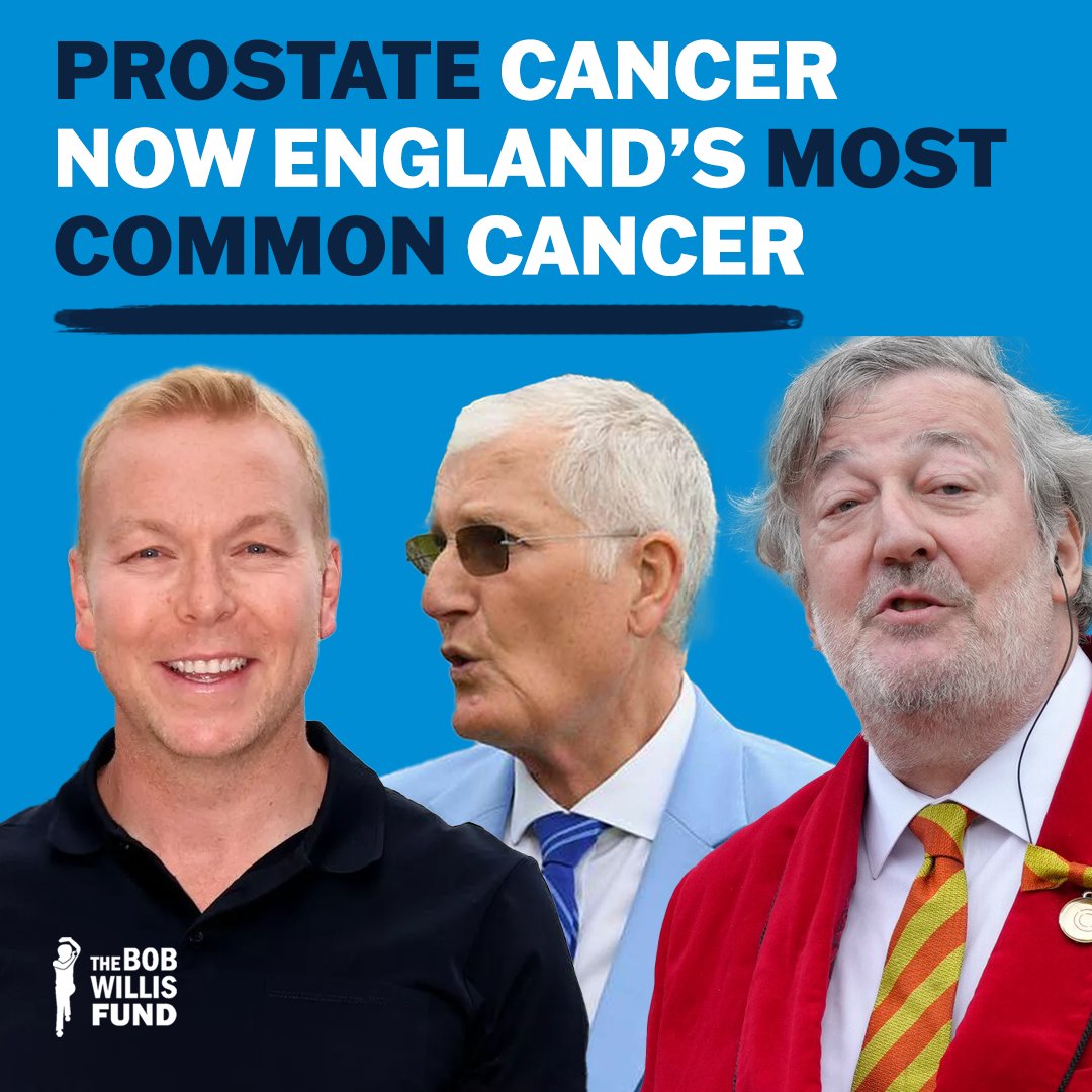 🚨 Prostate cancer is now England's most common form of the disease 🚨

Thanks to recent bravery from <a href="/chrishoy/">Sir Chris Hoy</a>, Stephen Fry and various public figures - there has been a huge rise in diagnoses.

A timely reminder of the purpose of our mission 💪💙