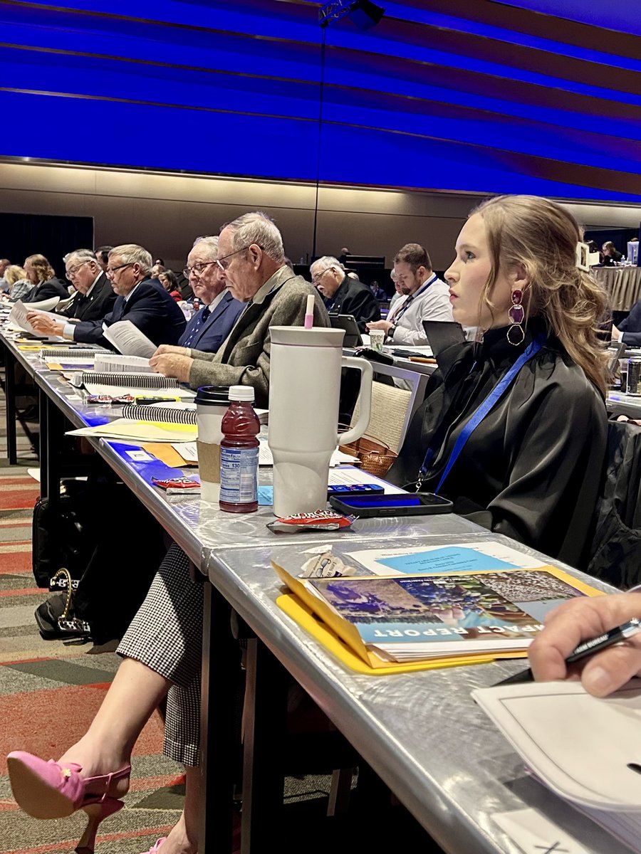 TexasFarmBureau's tweet photo. Our members are helping chart the course of @farmbureau during today’s business session. #afbf25 https://t.co/tdduUbWUvz