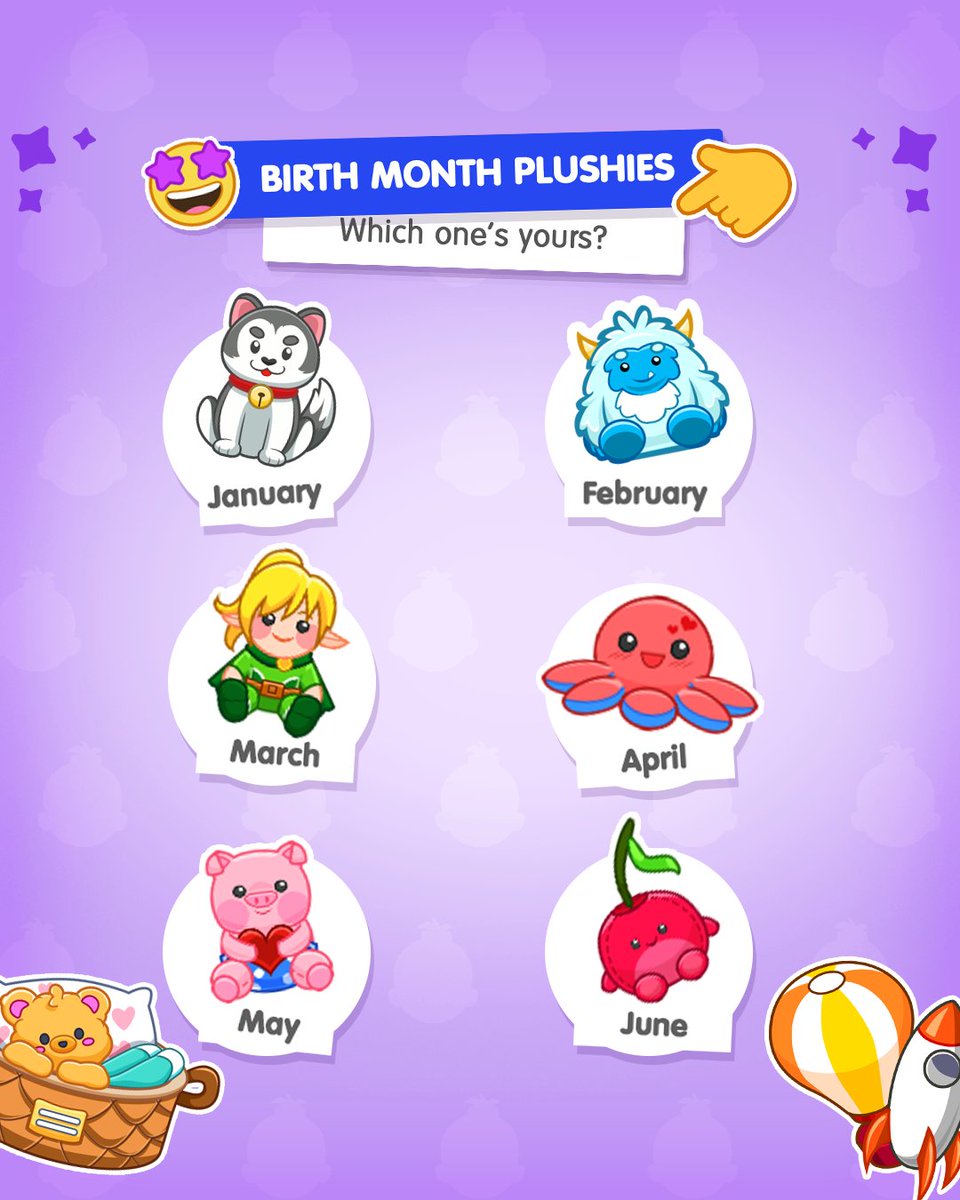 MyTownGames's tweet photo. Your birth month = your ideal gift! Whatβs yours? β€οΈ
#PollOfTheDay #AppDevelopment #gamedev #KiDS #appforkids https://t.co/EAR87QYgRy