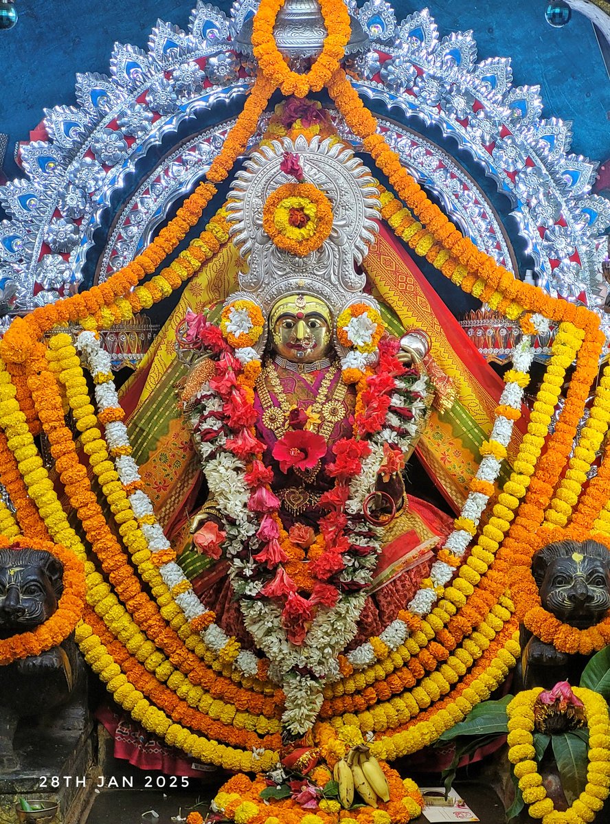 CuttackFestival's tweet photo. Maa Jhanjiri Mangala Thakurani 🙏🏼🙏🏼🙏🏼

Today's Darshan 🙏🏼🙏🏼🙏🏼🙏🏼🙏🏼

28th  Jan 2025

#maajhanjirimangalathakurani 
#CuttackPujaFestivals 
#Cuttack_puja_festivals 
#cuttack https://t.co/U0xanSvz1p