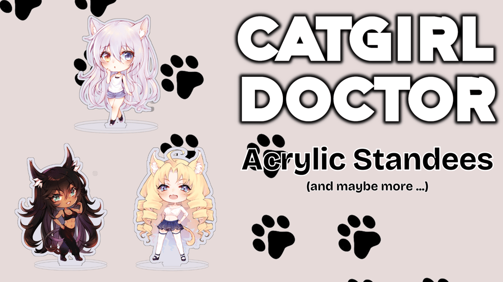 BrandonBVarnell's tweet photo. https://t.co/7NSVsEbj3Y

My German publisher created a Kickstarter to create acryllic stands and prints for Catgirl Doctor. 

I really appreciate how hard he is working to make cool merch for this series. 

I know it's a lot to ask, but if anyone can support his kickstarter, I'd be grateful.