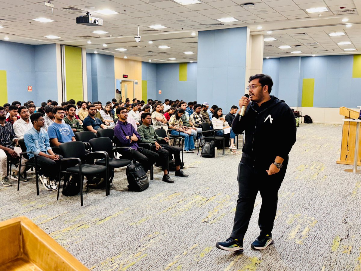 Aleph Zero India (@alephzero_india) on Twitter photo Started 2025 with a bang! ๐
Hosted an exciting session introducing <a href="/Aleph__Zero/">Aleph Zero</a> and its ecosystem at the iconic Microsoft Hyderabad Campus!๐ฅ
Over 300+ attendees joined us at the mega #Evolve2025 event, hosted in collaboration with <a href="/edamcommunity/">e-Designing and Marketing</a>. Here's to a year of innovation Started 2025 with a bang! ๐
Hosted an exciting session introducing <a href="/Aleph__Zero/">Aleph Zero</a> and its ecosystem at the iconic Microsoft Hyderabad Campus!๐ฅ
Over 300+ attendees joined us at the mega #Evolve2025 event, hosted in collaboration with <a href="/edamcommunity/">e-Designing and Marketing</a>. Here's to a year of innovation