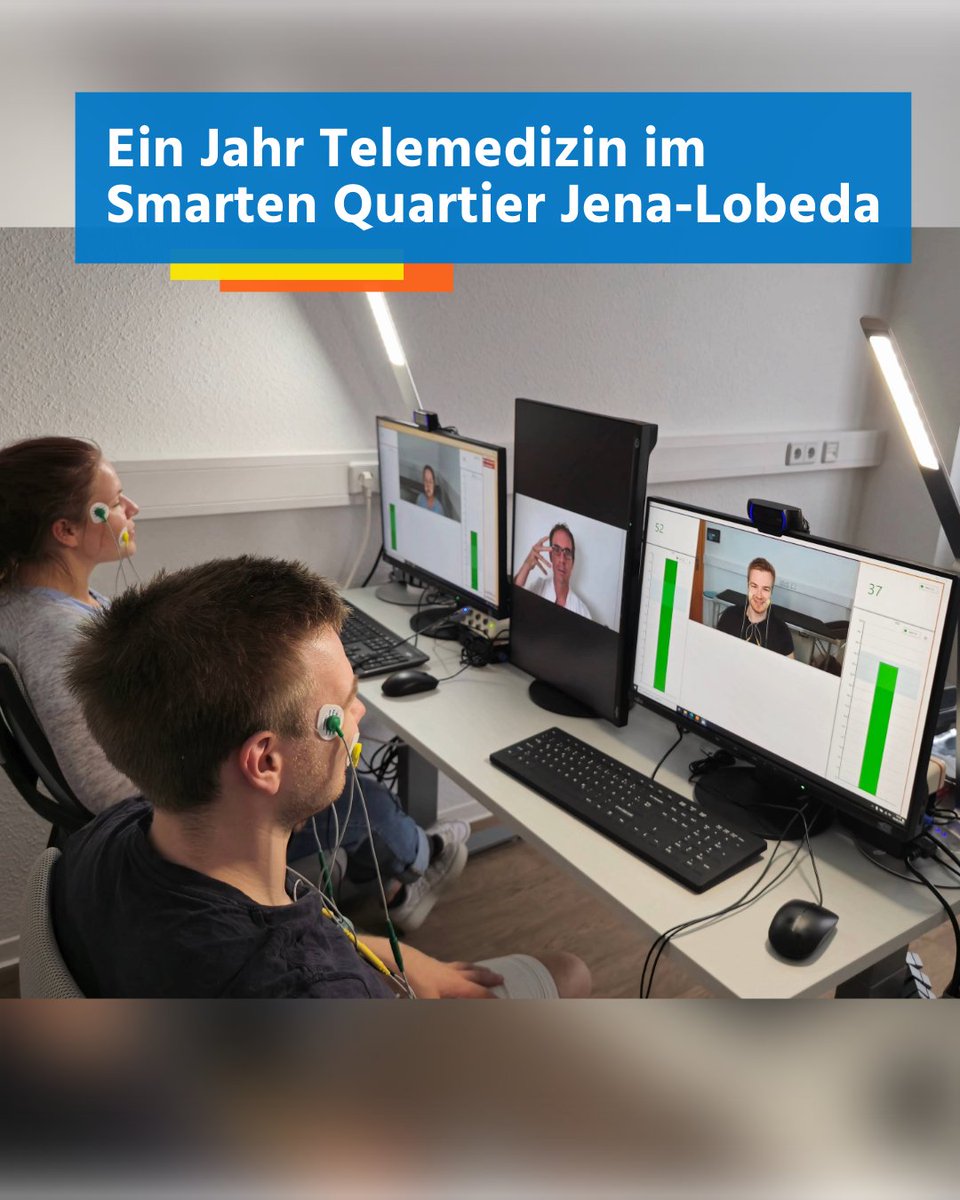 +++ Ein Jahr Telemedizin in Jena-Lobeda!  +++

Vor einem Jahr war es noch eine Idee: Ein Telemedizinraum mitten im Smarten Quartier Jena-Lobeda.

💡 Heute? Ein echter Meilenstein auf unserem Weg zur Smart City Jena! 

👉 Mehr Infos gibt es hier: tinyurl.com/1Jahr-SQJL